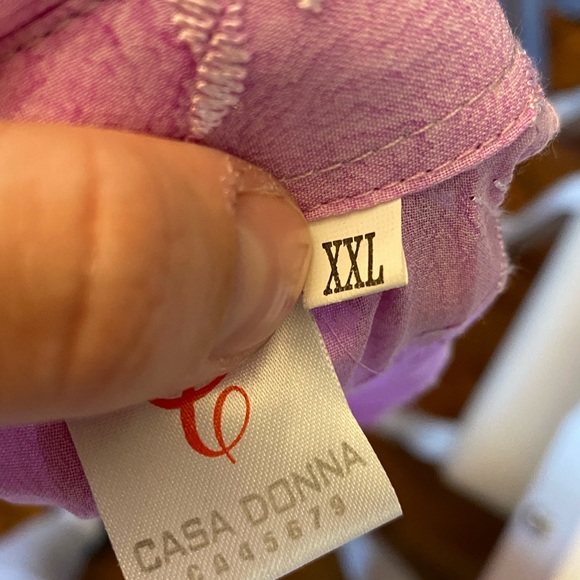 Y2K Vintage Purple Flowy Button Up Top - Picture 2 of 4